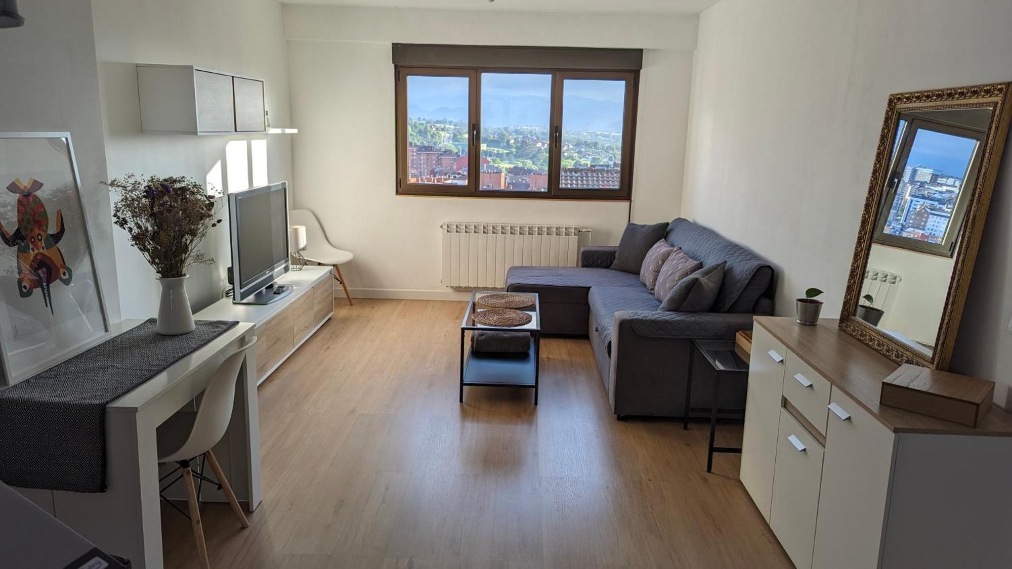 Apartamento Los Vega- Parking Privado Oviedo Dış mekan fotoğraf