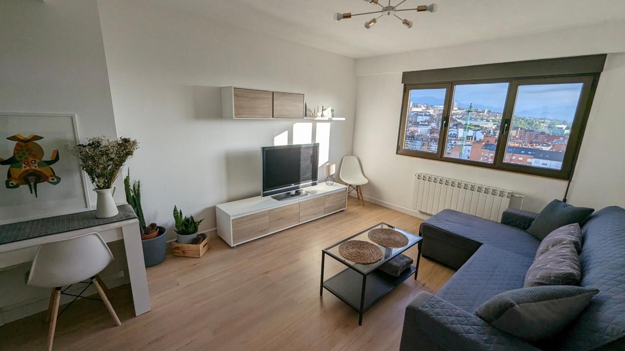 Apartamento Los Vega- Parking Privado Oviedo Dış mekan fotoğraf