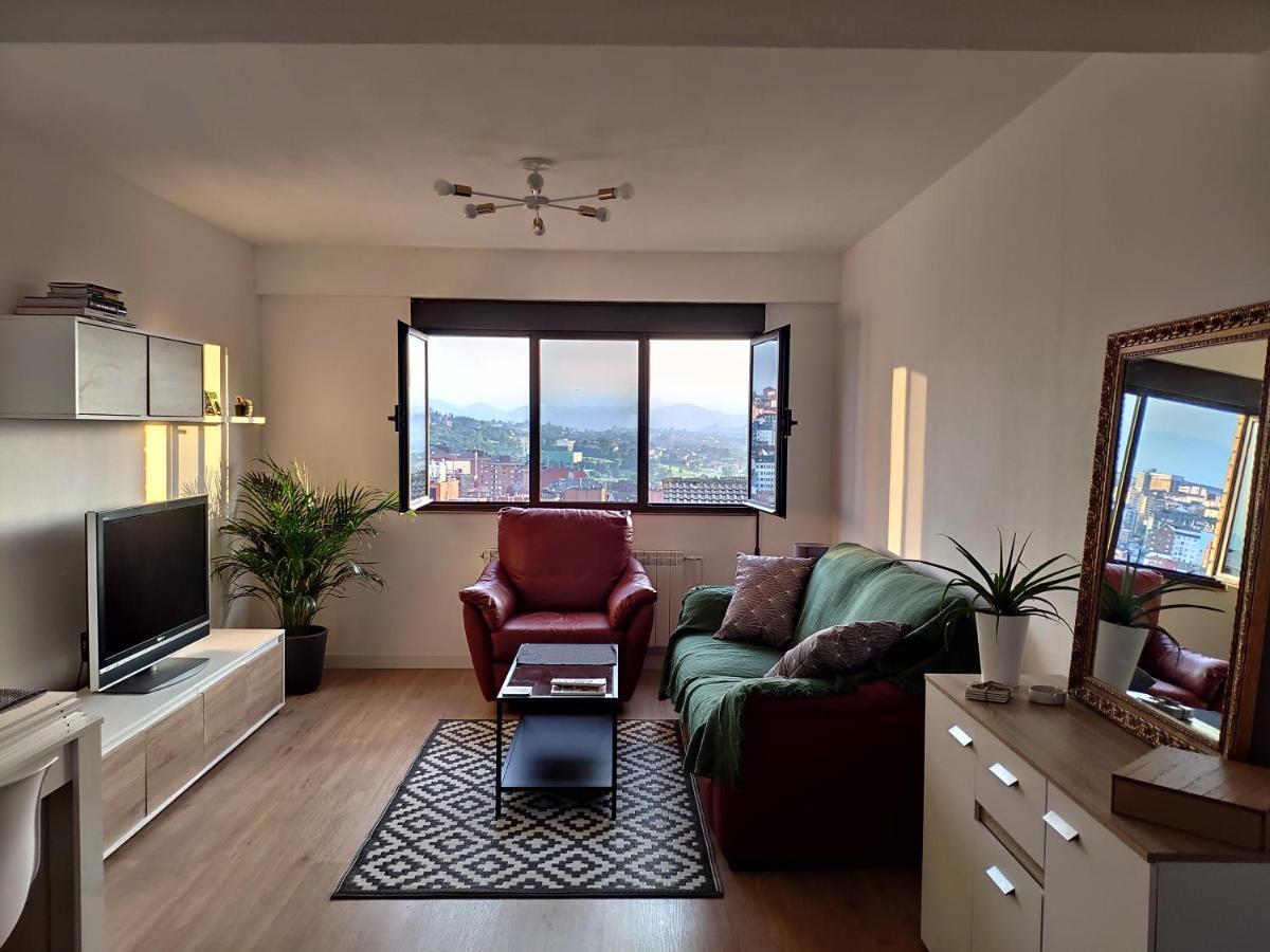 Apartamento Los Vega- Parking Privado Oviedo Dış mekan fotoğraf